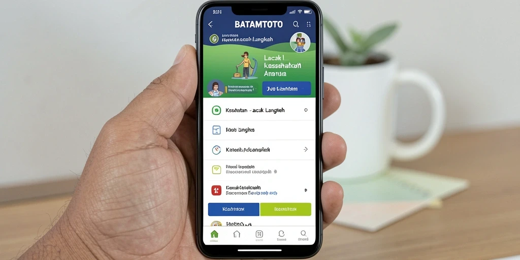 Tampilan antarmuka BATAMTOTO yang sederhana dan informatif.