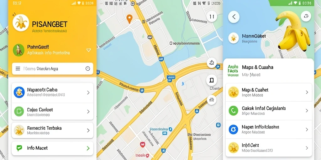 Tampilan antarmuka aplikasi PISANGBET yang informatif dan user-friendly.