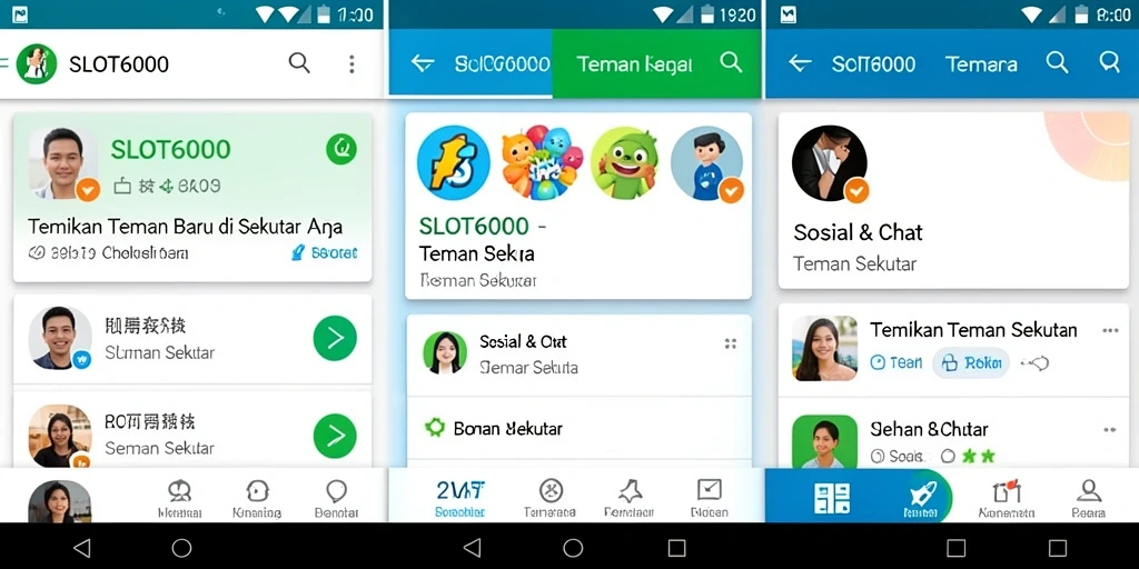 Tampilan antarmuka SLOT6000 yang modern dan ramah pengguna.