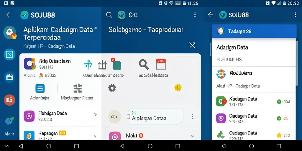 Antarmuka SOJU88 untuk cadangan data yang ramah pengguna.