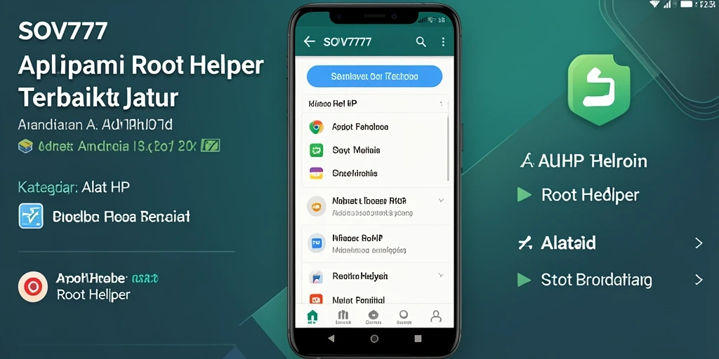 Antarmuka SOV777 yang intuitif dan ramah pengguna untuk Root Helper.
